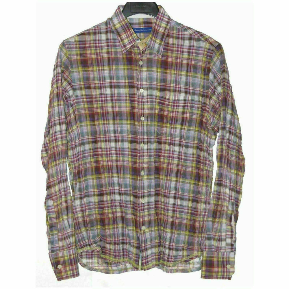 Georg Roth (Large) Green Purple White Long Sleeve